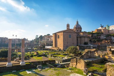 Roma 'daki Roma forumunun kalıntıları, İtalya
