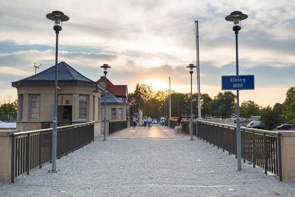 Elblag Polonia Septiembre 2018 Arquitectura Del Casco Antiguo Elblag Polonia —  Fotos de Stock