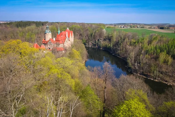 Hermoso Castillo Czocha Día Soleado Polonia — Foto de Stock