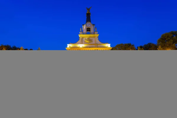 Удивительная Архитектура Дворца Браницких Белостоке Ночью Польша — стоковое фото
