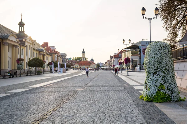 Bialystok Polen September 2018 Arkitektur Kosciusko Stora Torget Med Rådhuset — Stockfoto