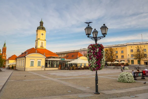 Bialystok Poland September 2018 Architecture Kosciusko Main Square Town Hall — Stock Photo, Image
