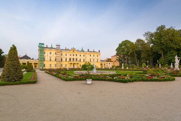 Bialystok Polen September 2018 Wunderschöne Gärten Des Branicki Palastes Bialystok — Stockfoto