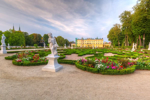 Bialystok Pologne Septembre 2018 Beaux Jardins Palais Branicki Bialystok Pologne — Photo