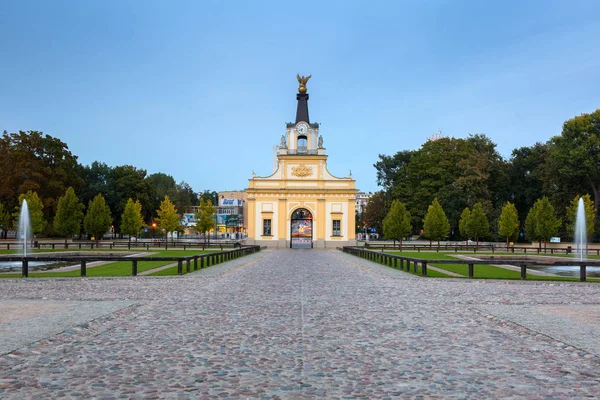 Białystok Polska Września 2018 Piękna Architektura Pałacu Branickich Białymstoku Zmierzchu — Zdjęcie stockowe