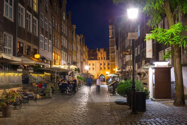 Gdansk Poland August 2019 Beautiful Architecture Old Town Gdansk Poland — Stock Photo, Image