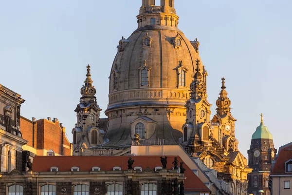 Architektur Der Dresdener Altstadt Sachsen Deutschland — Stockfoto