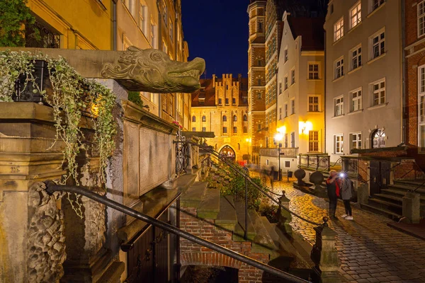 Prachtige Architectuur Van Mariacka Straat Gdansk Polen — Stockfoto