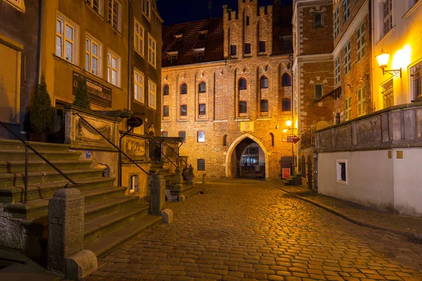 Gdańsk Polska Sierpnia 2019 Piękna Architektura Starego Miasta Gdańsku Polska — Zdjęcie stockowe