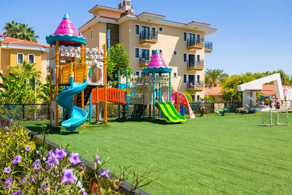 Tekirova Turkey September 2019 Beautiful Playground Area Phaselis Rose Hotel — Stock Photo, Image