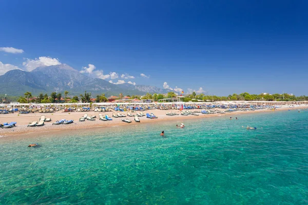 Tekirova Yakınlarındaki Türk Rivierası Ndaki Plajın Mavi Lagünü — Stok fotoğraf