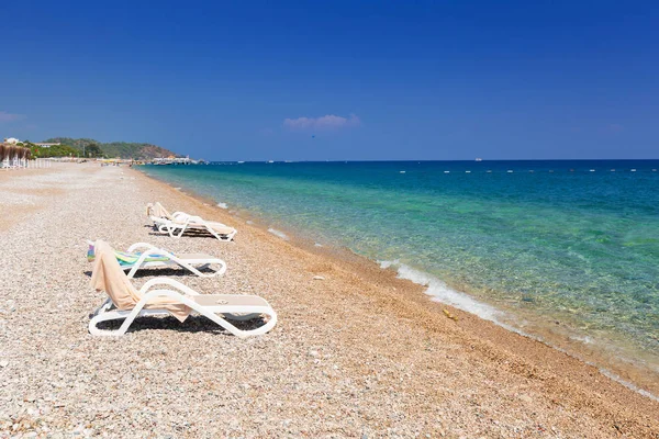 Tekirova Yakınlarındaki Türk Rivierası Ndaki Plajın Mavi Lagünü — Stok fotoğraf