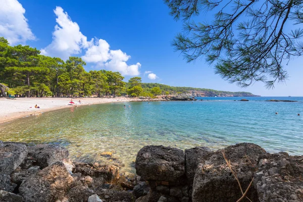 Hermosa Bahía Antigua Ciudad Phaselis Turquía —  Fotos de Stock