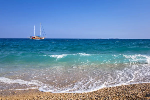 Bela Praia Costa Turquesa Turquia — Fotografia de Stock