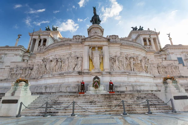 Roma Gennaio 2019 Soldati Monumento Nazionale Roma Nella Giornata Sole — Foto Stock