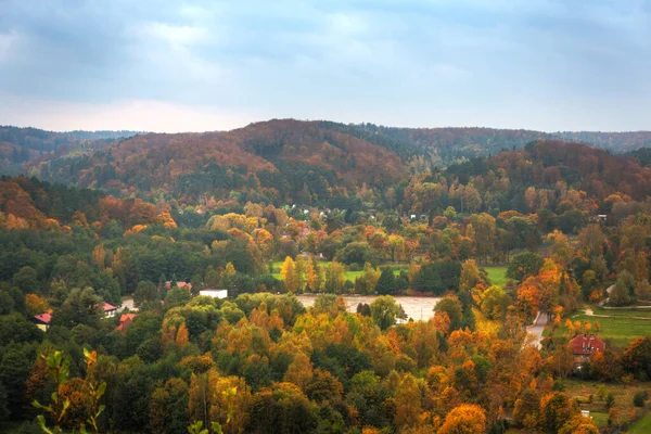 波兰美丽的秋天风景 — 图库照片