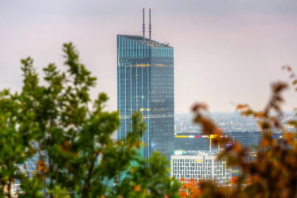 Гданськ Польща Жовтня 2018 Olivia Star Skyscraper Gdansk Oliwa Poland — стокове фото