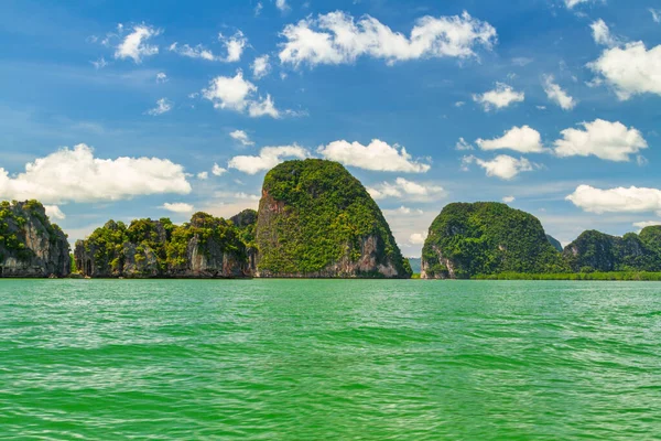 Geweldige Phang Nga Bay Met Duizenden Eilanden Thailand — Stockfoto