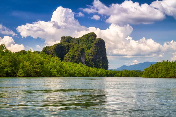 Incrível Phang Nga Bay Com Milhares Ilhas Tailândia — Fotografia de Stock