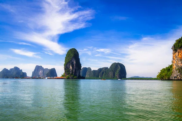 Geweldige Phang Nga Bay Met Duizenden Eilanden Thailand — Stockfoto