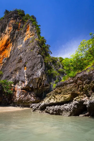 Increíble Paisaje Colina Piedra Caliza Isla Phang Nga Bay Tailandia — Foto de Stock