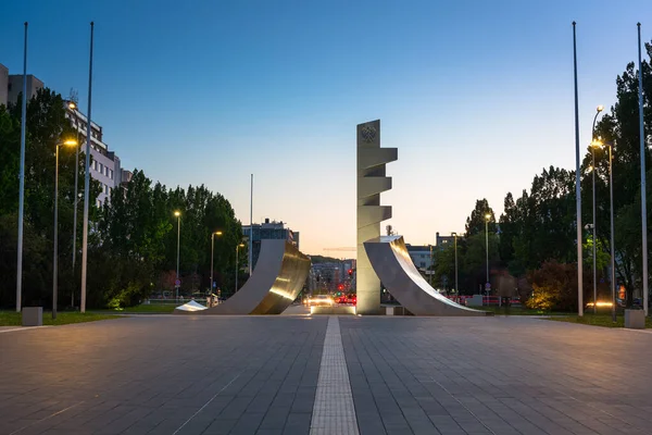폴란드 그디니아 2020 폴란드 그디니아의 광장에 기념물 — 스톡 사진