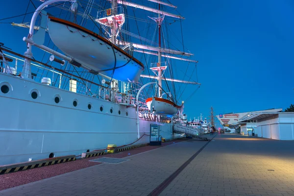 Gdynia Polen Juni 2020 Museumschip Dar Pomorza Aan Oostzee Gdynia — Stockfoto