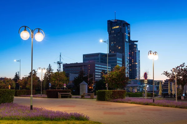 Gdynia Près Mer Baltique Crépuscule Pologne — Photo