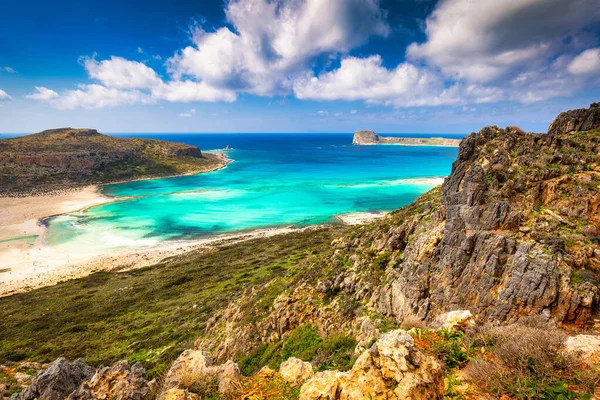 Fantastisk Natur Balos Strand Kreta Grekland — Stockfoto