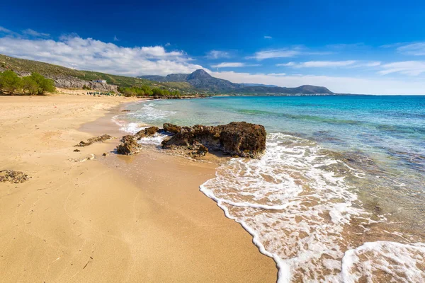 Girit Yunanistan Daki Güzel Falassarna Plajı — Stok fotoğraf