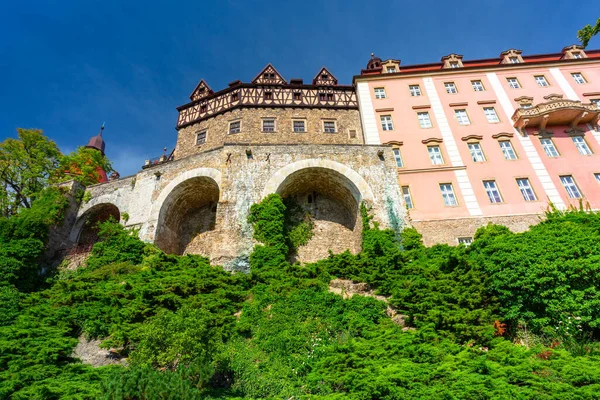 Walbrzych Polônia Setembro 2020 Bela Arquitetura Castelo Ksiaz Baixa Silésia — Fotografia de Stock