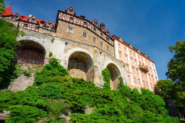 Walbrzych Polonia Settembre 2020 Bellissima Architettura Del Castello Ksiaz Bassa — Foto Stock