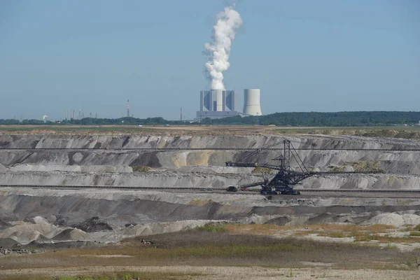 Minería Lignito Deutzen — Foto de Stock