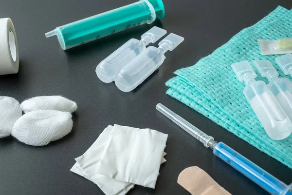 Seringue Médicale Médicament Soins Santé Environnement Médical — Photo