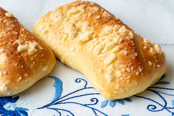 Hjemmelavede Boller Frisk Wienerbrød - Stock-foto