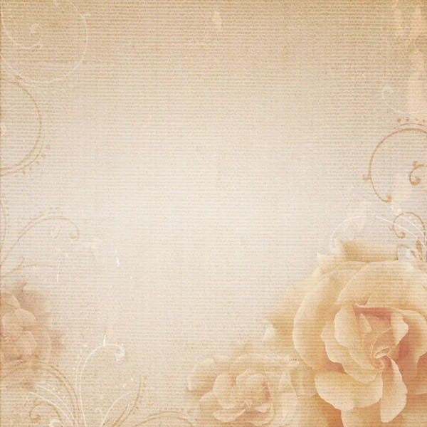 Grunge beige fondo de la boda — Foto de Stock