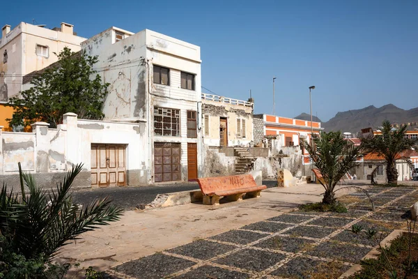 Mindelo Stadt Verlassene Gebäude Malerische Ruinen Kapverden Dezember 2015 — Stockfoto