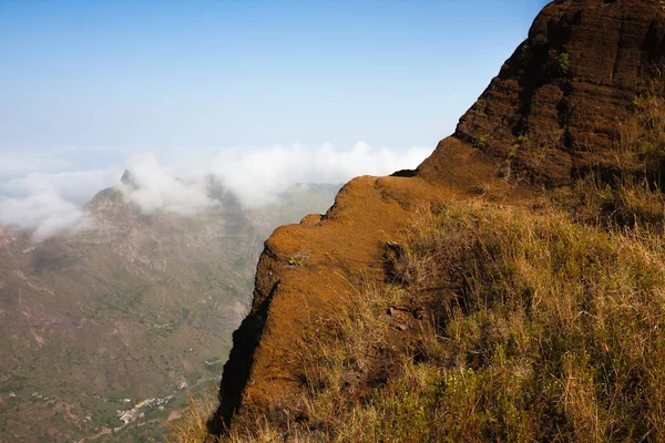 Cabo Verde incrível paisagem montanhas de Santo Antao — Fotografia de Stock