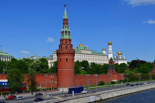 Argine Del Cremlino Una Primavera Mosca Russia — Foto Stock