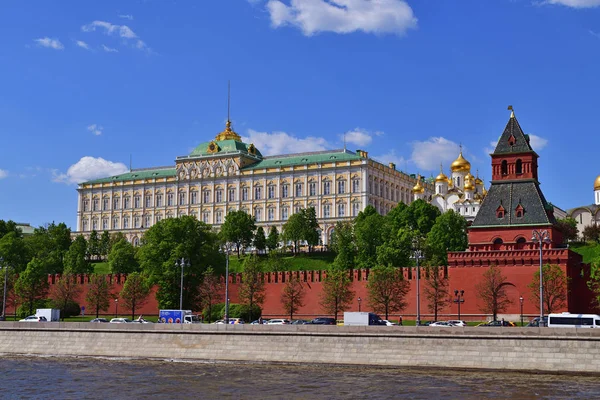 Moskau Russland Mai 2018 Der Große Kreml Palast Und Der — Stockfoto