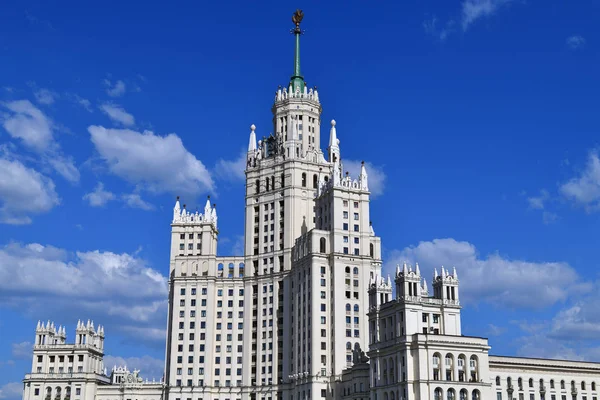 Moscou Rússia Maio Arranha Céu 2018 Kotelnicheskaya Embankment — Fotografia de Stock