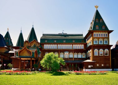 Moscow, Rusya Federasyonu - 22 Mayıs. 2018. Alexei Mikhailovich palace, Çar Kolomenskoye içinde