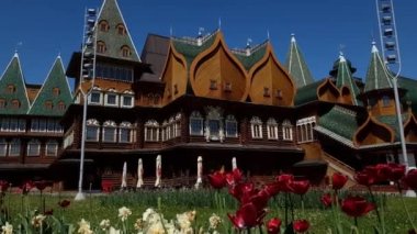 Moscow, Rusya Federasyonu - 22 Mayıs. 2018. palace, Çar Alexei Mikhailovich Kolomenskoye içinde