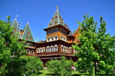 Moscow, Rusya Federasyonu - 22 Mayıs. 2018. Alexei Mikhailovich palace, Çar Kolomenskoye içinde