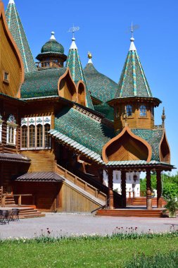 Moscow, Rusya Federasyonu - 22 Mayıs. 2018. Alexei Mikhailovich palace, Çar Kolomenskoye içinde