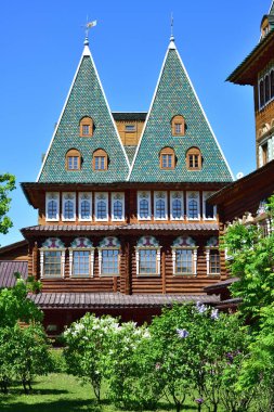 Moscow, Rusya Federasyonu - 22 Mayıs. 2018. Alexei Mikhailovich palace, Çar Kolomenskoye içinde
