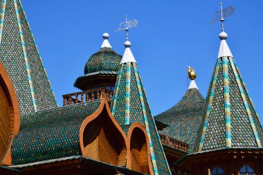 Moscow, Rusya Federasyonu - 22 Mayıs. 2018. Alexei Mikhailovich palace, Çar Kolomenskoye içinde