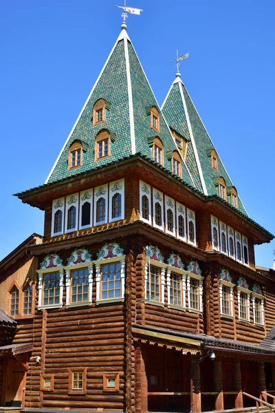 Moscow, Rusya Federasyonu - 22 Mayıs. 2018. Alexei Mikhailovich palace, Çar Kolomenskoye içinde