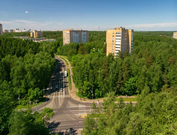 Ekolojik Zelenograd idari bölge Moskova Rusya'da temiz