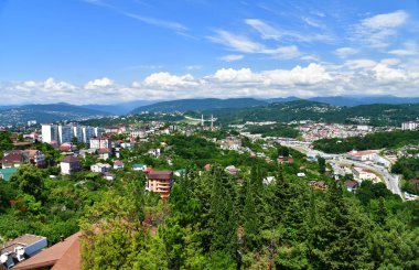 Rusya'nın Soçi şehir panoraması